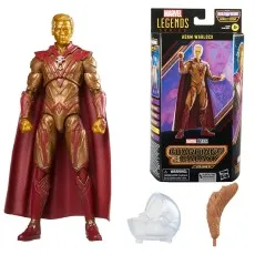The Guardians of the Galaxy Vol. 3 Adam Warlock figure with its accessories and packaging.