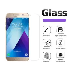 Samsung A7 2017 Screen Protector Crystal Clear Anti-scratch Tempered Glass - (2 Pack)