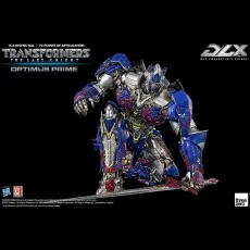 The Transformers The Last Knight Optimus Prime toy, ready for action.