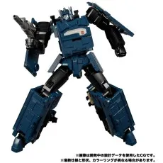 A detailed photo of the Transformers Generations Selects Deep Cover robot toy in a dynamic pose.