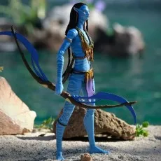 The front of the McFarlane Toys Avatar The Way of Water Neytiri action figure box.
