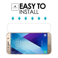 Samsung A3 2017 Screen Protector UK Crystal Clear Tempered Glass (2 Pack)