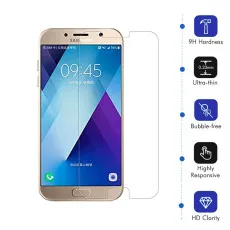 Samsung A3 2017 Screen Protector UK Crystal Clear Tempered Glass (2 Pack)