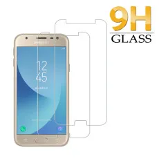 Tempered Glass for Samsung J3 2017 Screen Protector Bubble Free 9H Hardness, High Transparency, Dust-Free- (2 Pack)