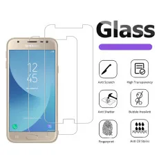 Tempered Glass for Samsung J3 2017 Screen Protector Bubble Free 9H Hardness, High Transparency, Dust-Free- (2 Pack)