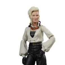 Close-up of the Indiana Jones Dr. Elsa Schneider figure head and torso, with goggles resting on her neck.