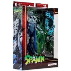 DC Multiverse Brainiac figure from Injustice 2 in white armor with four gray tentacles attached.