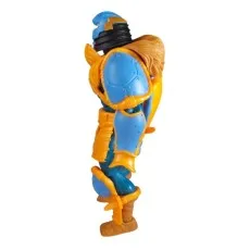 Side profile of the fully armored Man-At-Arms figure from Turtles of Grayskull.