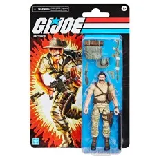 G.I. Joe Recondo retro carded figure with classic art, showing the figure and accessories in the bubble.
