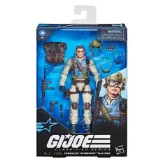 Front of the sealed box for the G.I. Joe Classified Series Airborne action figure, showing figure and gear.