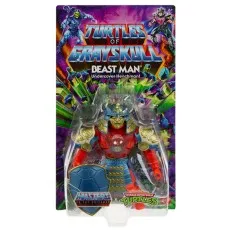 Carded Masters of the Universe Turtles of Grayskull Beast Man action figure in samurai armor.