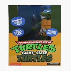 Box for a Giant-Sized Leonardo Teenage Mutant Ninja Turtle figure, showing the toy inside.