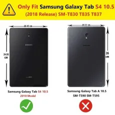 Case for Samsung Galaxy Tab S4 (10.5 Inch) T830/T835 Protective Leather 360 Rotating Stand Cover