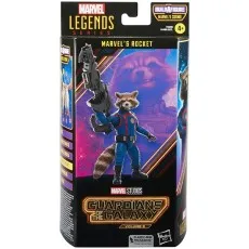 Marvel Legends Series Rocket Raccoon figure in packaging from Guardians of the Galaxy Volume 3.