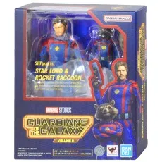 S.H.Figuarts Star-Lord & Rocket Raccoon action figure set box from Marvel Studios' Guardians of the Galaxy.