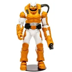 DC Multiverse Heat Wave Build-A-Figure piece, a large figure in white and bright orange armor.