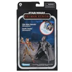 Star Wars The Vintage Collection Obi-Wan Kenobi vs. Darth Vader (Showdown) 2-pack action figures box.