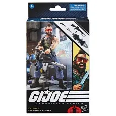 Front view of the boxed G.I. Joe Classified Series Dreadnok Ripper action figure, showing the character art.