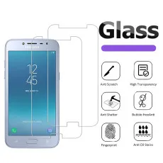 Samsung J3 2018 Screen Protector Oleophobic Coating, Crystal Clear, Ultra Thin Tempered Glass - (2 Pack)