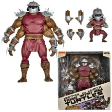 TMNT Shredder Clones figure with four arms, accessories, and box.