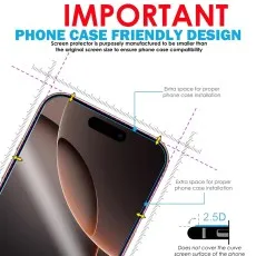 Screen protector showing clarity over phone displaying horse jumping.