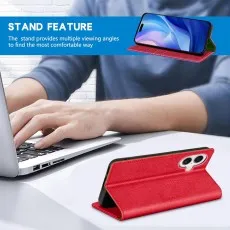 Image demonstrating the phone case 'STAND FEATURE' for hands-free viewing.