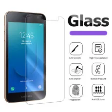 Samsung J2 Core Screen Protector Tempered Glass 9H Hardness, High Transparency, Dust-Free - (2 Pack)