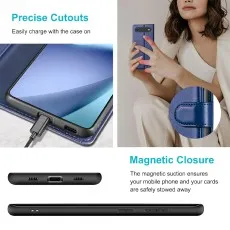 iPhone 17 pro case showing precise cutouts, charging port, and magnetic closure..
