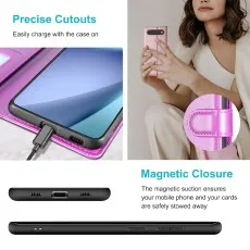 iPhone 17 pro case showing precise cutouts, charging port, and magnetic closure..