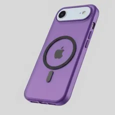 High-quality, Prple translucent MagSafe case for the iPhone 17 Air.