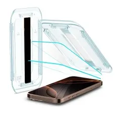 iPhone 16 Pro Max screen protector kit with two glasses and installer box