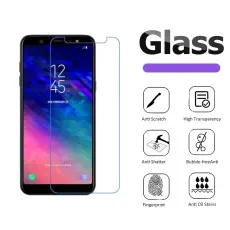 Samsung A6s 2018 Screen Protector Bubble Free Tempered Glass Case Friendly - (2 Pack)