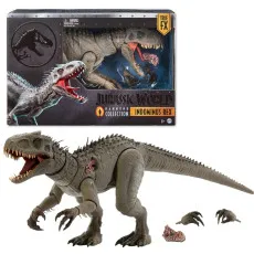 Jurassic World Hammond Collection Indominus Rex action figure with packaging and swappable parts