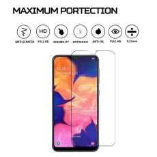 Samsung A10 Screen Protector Tempered Glass Scratch Resistant Bubble Free (2Pack)