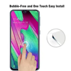 Samsung A40 Screen Protector Tempered Glass Crystal Clear 9H Hardness (2 Pack)