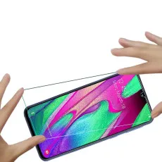 Samsung A40 Screen Protector Tempered Glass Crystal Clear 9H Hardness (2 Pack)