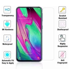 Samsung A40 Screen Protector Tempered Glass Crystal Clear 9H Hardness (2 Pack)