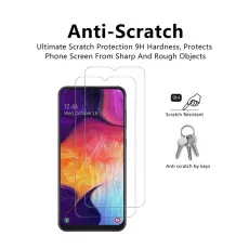 Samsung A50 Screen Protector Bubble Free Tempered Glass (2 Pack)