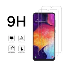 Samsung A50 Screen Protector Bubble Free Tempered Glass (2 Pack)