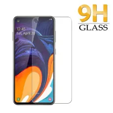 Samsung A60 Screen Protector Tempered Glass Crystal Clear 9H Hardness - (2 Pack)