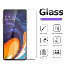 Samsung A60 Screen Protector Tempered Glass Crystal Clear 9H Hardness - (2 Pack)