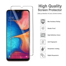 Samsung A20e Screen Protector (2019) Crystal Clear Scratch Resistant Tempered Glass