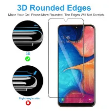 Samsung A20e Screen Protector (2019) Crystal Clear Scratch Resistant Tempered Glass