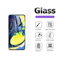 Screen Protector For Samsung A80 Crystal Clear Tempered Glass For SM-A805F SM-A8050 - (2 Pack)
