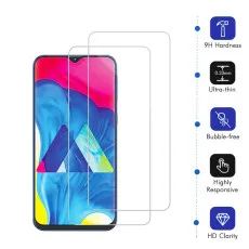 Samsung M10 Screen Protector UK Ultra Thin Tempered Glass Case Friendly Oleophobic Coating - (2 Pack)