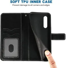 Huawei P20 Pro Case PU Leather Magnetic Flip Book Phone Cover