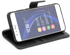 Book Style Leather Case for Honor 8 (2016) – Magnetic Stand Cover UK