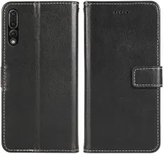 Huawei P20 Case 2018 Synthetic Leather Card Slots Wallet Stand Cover