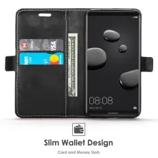 Huawei Mate 10 Pro Leather Phone Case with Stand & Card Slot