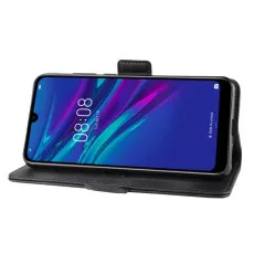 Huawei Y6 Case (2019) Premium Leather Flip Stand Wallet Cover